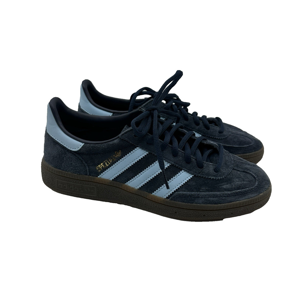 Adidas Originals Handball Spezial Navy Light Blue Gum Suede Women’s Size 8